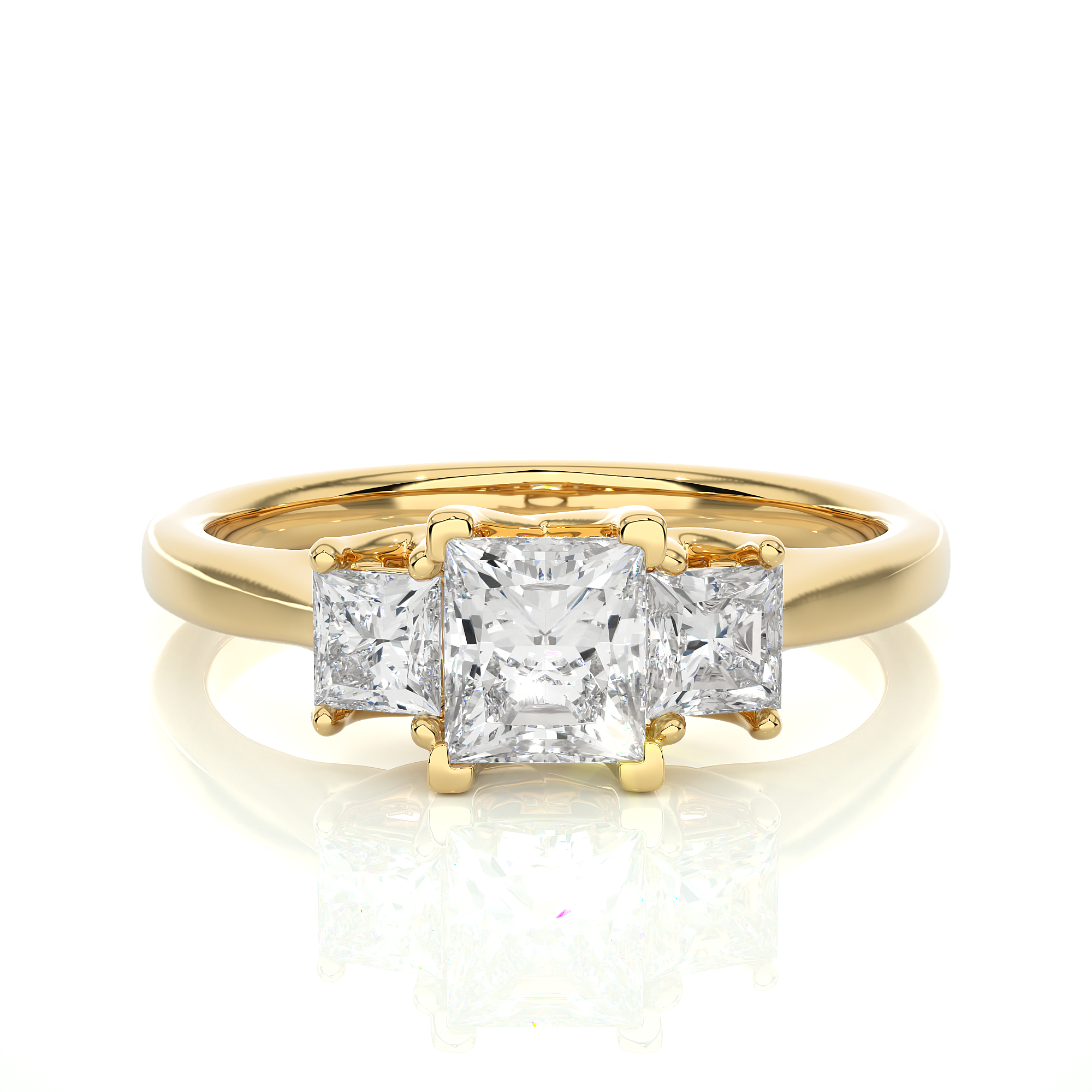 0.96 Carat G Color VS1 Clarity Diamond Studded Natural Diamond Ring.